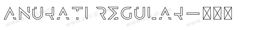 Anurati Regular字体转换